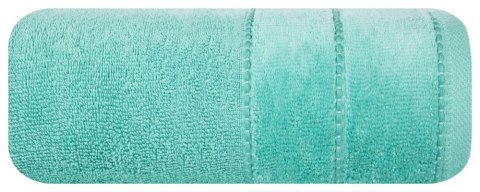 Ręcznik Mari 70x140 miętowy z welurową bordiurą 500g/m2 Eurofirany Ręcznik Mari 70x140 miętowy z welurową bordiurą 500g/m2 Eurofirany