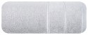 Ręcznik Mari 70x140 srebrny z welurową bordiurą 500g/m2 Eurofirany Ręcznik Mari 70x140 srebrny z welurową bordiurą 500g/m2 Eurofirany