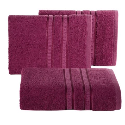Ręcznik Mila 50x90 amarantowy bambusowy frotta 500g/m2 Eurofirany Ręcznik Mila 50x90 amarantowy bambusowy frotta 500g/m2 Eurofirany