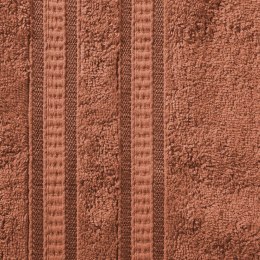 Ręcznik Mila 50x90 ceglasty bambusowy frotta 500g/m2 Eurofirany