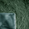 Koc narzuta 170x210 Tiffany zielony ciemny włochacz pled Koc narzuta 170x210 Tiffany zielony ciemny włochacz pled