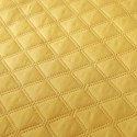 Narzuta z falbanką 160x220 Ruffy musztardowa Ruffy falbanka romby glamour dekoracyjna Narzuta z falbanką 160x220 Ruffy musztardowa Ruffy falbanka romby glamour dekoracyjna