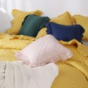 Narzuta z falbanką 160x220 Ruffy musztardowa Ruffy falbanka romby glamour dekoracyjna Narzuta z falbanką 160x220 Ruffy musztardowa Ruffy falbanka romby glamour dekoracyjna