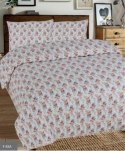 Pościel flanelowa 220x200 F-83A Różyczki drobne kremowa czerwona kwiaty Pościel flanelowa 220x200 F-83A Różyczki drobne kremowa czerwona kwiaty