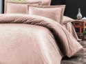 Pościel satynowa 160x200 Sal pudrowa różowa w pudełku żakardowa ornamenty orientalna Luxury Premium Pościel satynowa 160x200 Sal pudrowa różowa w pudełku żakardowa ornamenty orientalna Luxury Premium