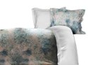 Pościel satynowa 220x200 Belize w pudełku turkusowa niebieska centki dwustronna Luxury Premium Pościel satynowa 220x200 Belize w pudełku turkusowa niebieska centki dwustronna Luxury Premium