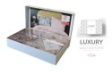 Pościel satynowa 220x200 Erde w pudełku kwiaty róże szara różowa pudrowa dwustronna Luxury Premium Pościel satynowa 220x200 Erde w pudełku kwiaty róże szara różowa pudrowa dwustronna Luxury Premium
