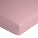 Prześcieradło jersey z gumką 160x200 pudrowe na wysoki materac 30 cm 125 g/m2 Prześcieradło jersey z gumką 160x200 pudrowe na wysoki materac 30 cm 125 g/m2