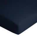 Prześcieradło jersey z gumką 90x200 granatowe na wysoki materac 25 cm 125 g/m2 Prześcieradło jersey z gumką 90x200 granatowe na wysoki materac 25 cm 125 g/m2