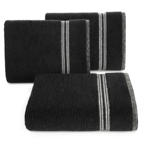 Ręcznik 30x50 Filon 11 czarny 530g/m2 Eurofirany Ręcznik 30x50 Filon 11 czarny 530g/m2 Eurofirany