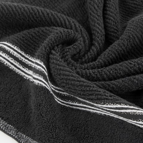 Ręcznik 30x50 Filon 11 czarny 530g/m2 Eurofirany Ręcznik 30x50 Filon 11 czarny 530g/m2 Eurofirany