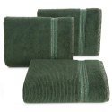 Ręcznik 70x140 Filon 07 zielony ciemny 530g/m2 Eurofirany