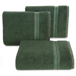Ręcznik 70x140 Filon 07 zielony ciemny 530g/m2 Eurofirany