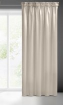 Zasłona 140x270 Sibel beżowa welurowa gotowa na taśmie Pierre Cardin Zasłona 140x270 Sibel beżowa welurowa gotowa na taśmie Pierre Cardin