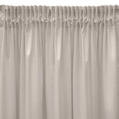 Zasłona 140x270 Sibel beżowa welurowa gotowa na taśmie Pierre Cardin Zasłona 140x270 Sibel beżowa welurowa gotowa na taśmie Pierre Cardin