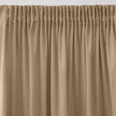 Zasłona 140x270 Sibel capucino welurowa gotowa na taśmie Pierre Cardin Zasłona 140x270 Sibel capucino welurowa gotowa na taśmie Pierre Cardin