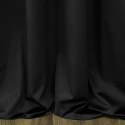Zasłona 140x270 Sibel czarna welurowa gotowa na taśmie Pierre Cardin Zasłona 140x270 Sibel czarna welurowa gotowa na taśmie Pierre Cardin