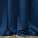 Zasłona 140x270 Sibel granatowa welurowa gotowa na taśmie Pierre Cardin Zasłona 140x270 Sibel granatowa welurowa gotowa na taśmie Pierre Cardin