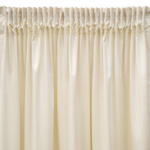 Zasłona 140x270 Sibel kremowa welurowa gotowa na taśmie Pierre Cardin Zasłona 140x270 Sibel kremowa welurowa gotowa na taśmie Pierre Cardin