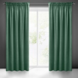 Zasłona 140x270 Sibel miętowa ciemna welurowa gotowa na taśmie Pierre Cardin