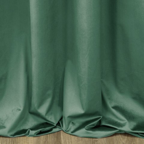 Zasłona 140x270 Sibel miętowa ciemna welurowa gotowa na taśmie Pierre Cardin Zasłona 140x270 Sibel miętowa ciemna welurowa gotowa na taśmie Pierre Cardin