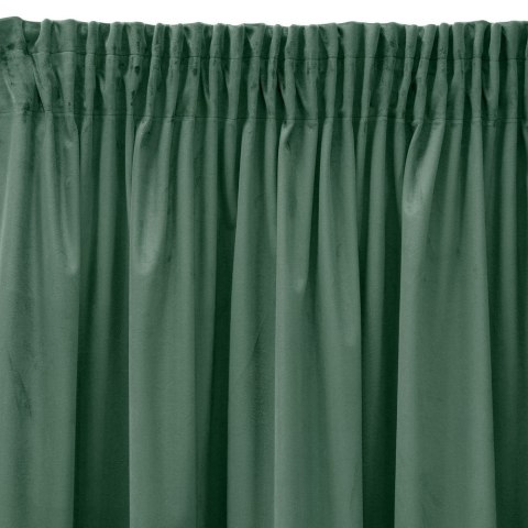 Zasłona 140x270 Sibel miętowa ciemna welurowa gotowa na taśmie Pierre Cardin Zasłona 140x270 Sibel miętowa ciemna welurowa gotowa na taśmie Pierre Cardin