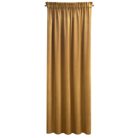 Zasłona 140x270 Sibel miodowa welurowa gotowa na taśmie Pierre Cardin Zasłona 140x270 Sibel miodowa welurowa gotowa na taśmie Pierre Cardin