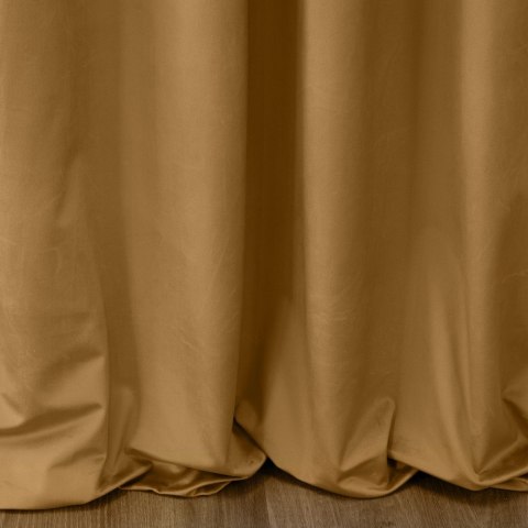 Zasłona 140x270 Sibel miodowa welurowa gotowa na taśmie Pierre Cardin Zasłona 140x270 Sibel miodowa welurowa gotowa na taśmie Pierre Cardin