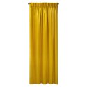 Zasłona 140x270 Sibel musztardowa welurowa gotowa na taśmie Pierre Cardin Zasłona 140x270 Sibel musztardowa welurowa gotowa na taśmie Pierre Cardin