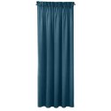 Zasłona 140x270 Sibel niebieska ciemna welurowa gotowa na taśmie Pierre Cardin Zasłona 140x270 Sibel niebieska ciemna welurowa gotowa na taśmie Pierre Cardin