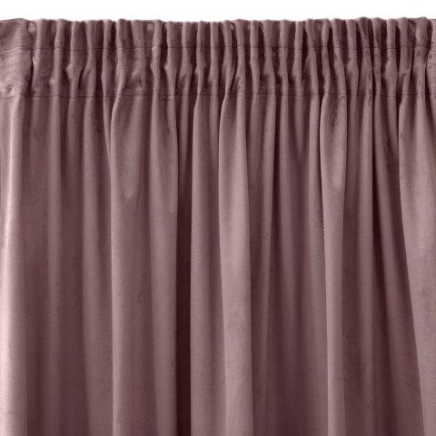 Zasłona 140x270 Sibel pudrowa welurowa gotowa na taśmie Pierre Cardin Zasłona 140x270 Sibel pudrowa welurowa gotowa na taśmie Pierre Cardin