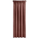 Zasłona 140x270 Sibel różowa ciemna welurowa gotowa na taśmie Pierre Cardin Zasłona 140x270 Sibel różowa ciemna welurowa gotowa na taśmie Pierre Cardin