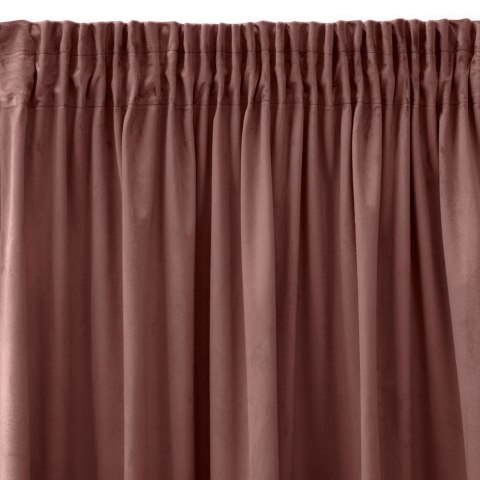 Zasłona 140x270 Sibel różowa ciemna welurowa gotowa na taśmie Pierre Cardin Zasłona 140x270 Sibel różowa ciemna welurowa gotowa na taśmie Pierre Cardin