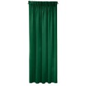 Zasłona 140x270 Sibel zielona ciemna welurowa gotowa na taśmie Pierre Cardin Zasłona 140x270 Sibel zielona ciemna welurowa gotowa na taśmie Pierre Cardin
