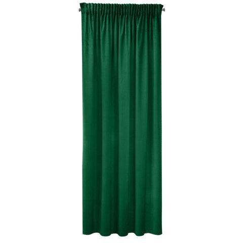 Zasłona 140x270 Sibel zielona ciemna welurowa gotowa na taśmie Pierre Cardin Zasłona 140x270 Sibel zielona ciemna welurowa gotowa na taśmie Pierre Cardin