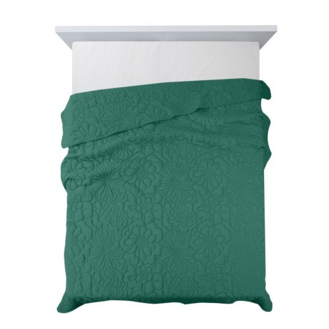Narzuta dekoracyjna 170x210 Alara 4 turkusowa wzór w kwiaty Narzuta dekoracyjna 170x210 Alara 4 turkusowa wzór w kwiaty