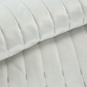 Narzuta dekoracyjna 170x210 Frida 1 biała welurowa paski Eurofirany Narzuta dekoracyjna 170x210 Frida 1 biała welurowa paski Eurofirany