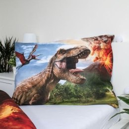 Pościel bawełniana 140x200 Park Jurajski dinozaur wulkan 6762 Jurassic Park poszewka 70x90