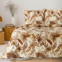 Pościel bawełniana 220x200 Classic 04 liście kwiaty kremowa brązowa palmy Eurofirany Pościel bawełniana 220x200 Classic 04 liście kwiaty kremowa brązowa palmy Eurofirany