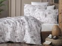Pościel satynowa 160x200 Luna ornamenty brązowa beżowa biała orientalna Exclusive Pościel satynowa 160x200 Luna ornamenty brązowa beżowa biała orientalna Exclusive
