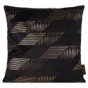 Poszewka dekoracyjna 45x45 Blink 4C czarna geometria wewetowa Eurofirany