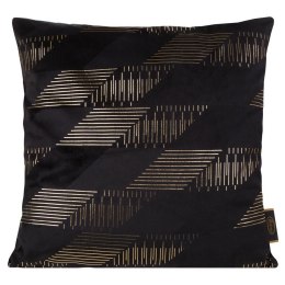 Poszewka dekoracyjna 45x45 Blink 4C czarna geometria wewetowa Eurofirany