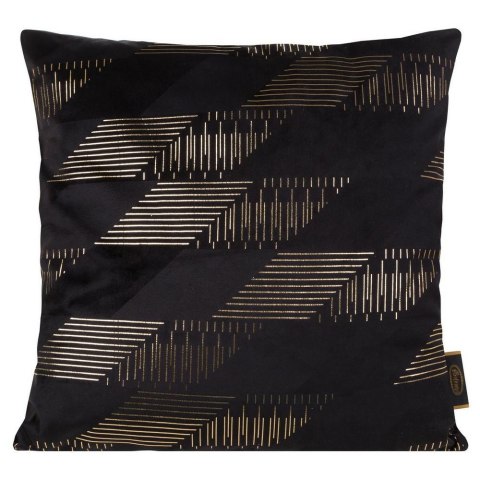 Poszewka dekoracyjna 45x45 Blink 4C czarna geometria wewetowa Eurofirany