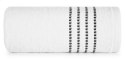 Ręcznik 50x90 Fiore biały 500g/m2 frotte ozdobiony bordiurą w postaci cienkich paseczków Eurofirany Ręcznik 50x90 Fiore biały 500g/m2 frotte ozdobiony bordiurą w postaci cienkich paseczków Eurofirany