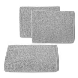 Ręcznik Gładki 1 50x90 srebrny 400g/m2 frotte Eurofirany