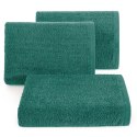 Ręcznik Gładki 1 50x90 zielony ciemny 400g/m2 frotte Eurofirany Ręcznik Gładki 1 50x90 zielony ciemny 400g/m2 frotte Eurofirany