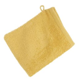 Rękawica kąpielowa frotte bawełniana 400 g/m² - musztardowa - Mono