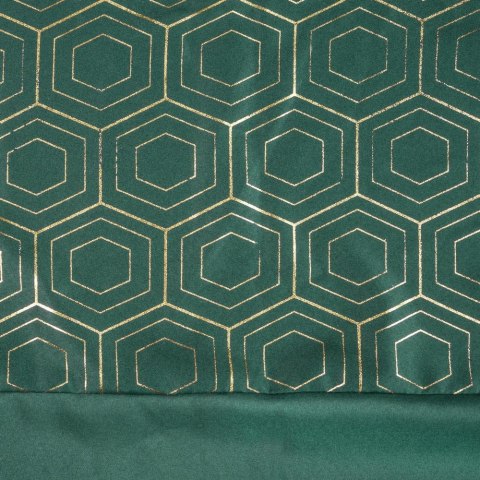 Zasłona 140x250 Dafne zielona złota gotowa na przelotkach Eurofirany Zasłona 140x250 Dafne zielona złota gotowa na przelotkach Eurofirany