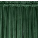 Zasłona 140x270 Melanie zielona ciemna welurowa gotowa na taśmie Eurofirany Zasłona 140x270 Melanie zielona ciemna welurowa gotowa na taśmie Eurofirany