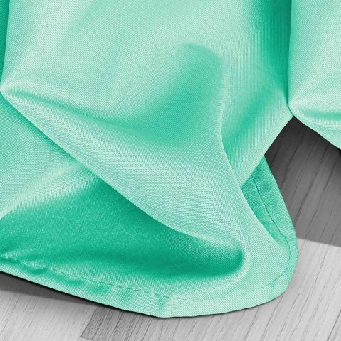 Zasłona gotowa 140x250 miętowa na przelotkach Viva do salonu Zasłona gotowa 140x250 miętowa na przelotkach Viva do salonu